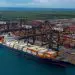 La información disponible a la fecha establece que por el puerto de Caucedo, según la administración de Aduanas, entró el 39.7% de la carga.- Fuente externa.