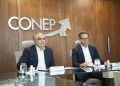 Celso J. Marranzini, presidente del Conep, y Cesar Dargam, vicepresidene ejecutivo.