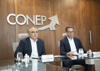 Celso J. Marranzini, presidente del Conep, y Cesar Dargam, vicepresidene ejecutivo.