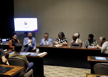 El director de la Cinemateca Dominicana, José Enrique Rodríguez, en el marco de la XV Festival de Cine Global. | Mika Pasco.