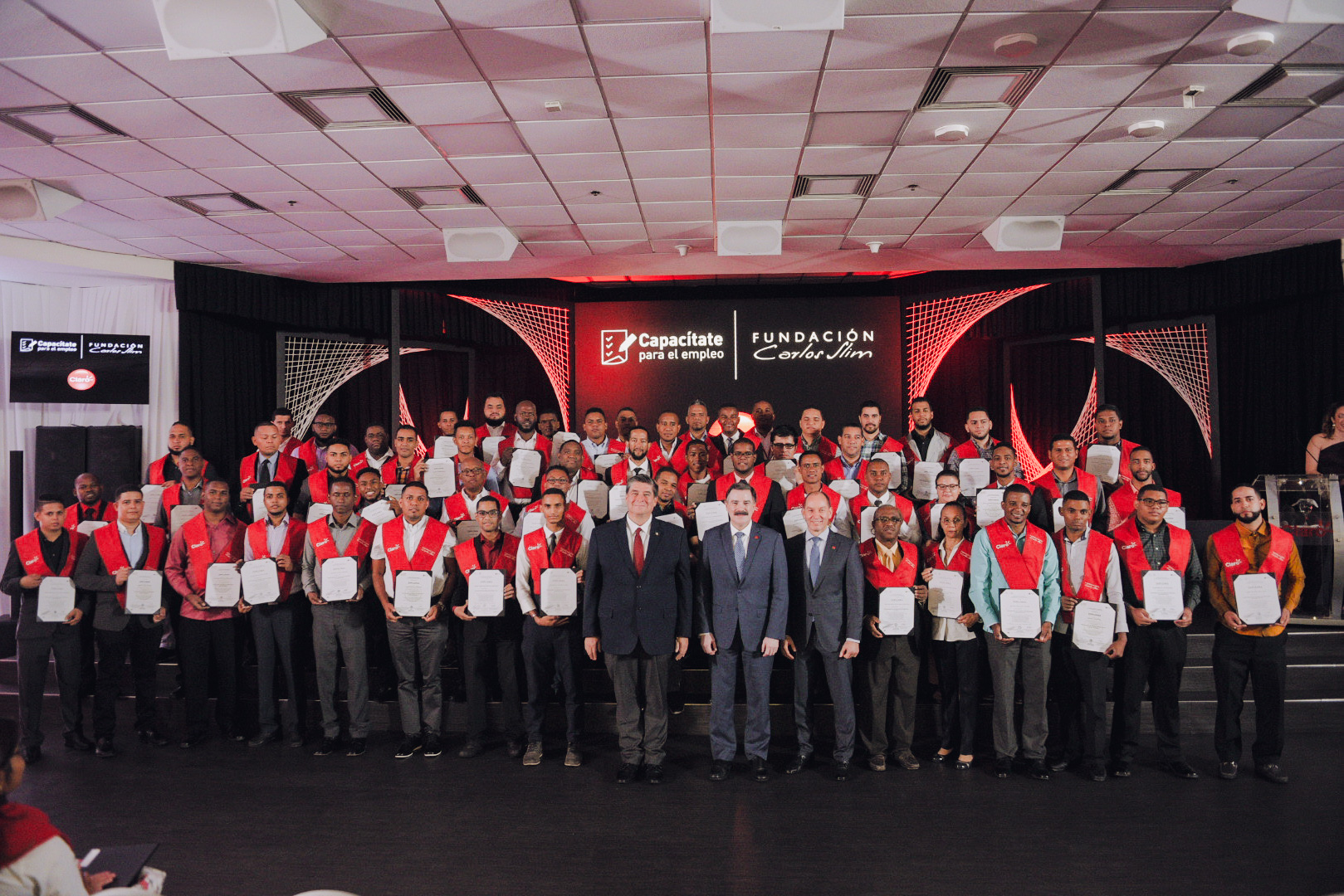 claro capacitate para el emploe foto grupal