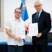 El convenio fue suscrito por el director ejecutivo de la TNR, Claudio Caamaño Vélez, y el rector del ITSC, José Ramón Holguín.