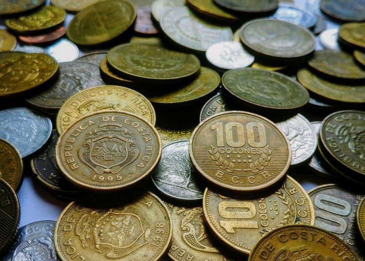 Colonos, Moneda de Costa Rica