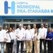 Corte de cinta encabezado por el presidente Luis Abinader y Dr. Mario Lama.- Fuente externa.