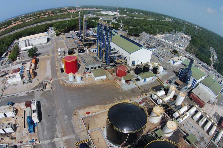 Vista aérea del parque energético de CEPM. | elDinero