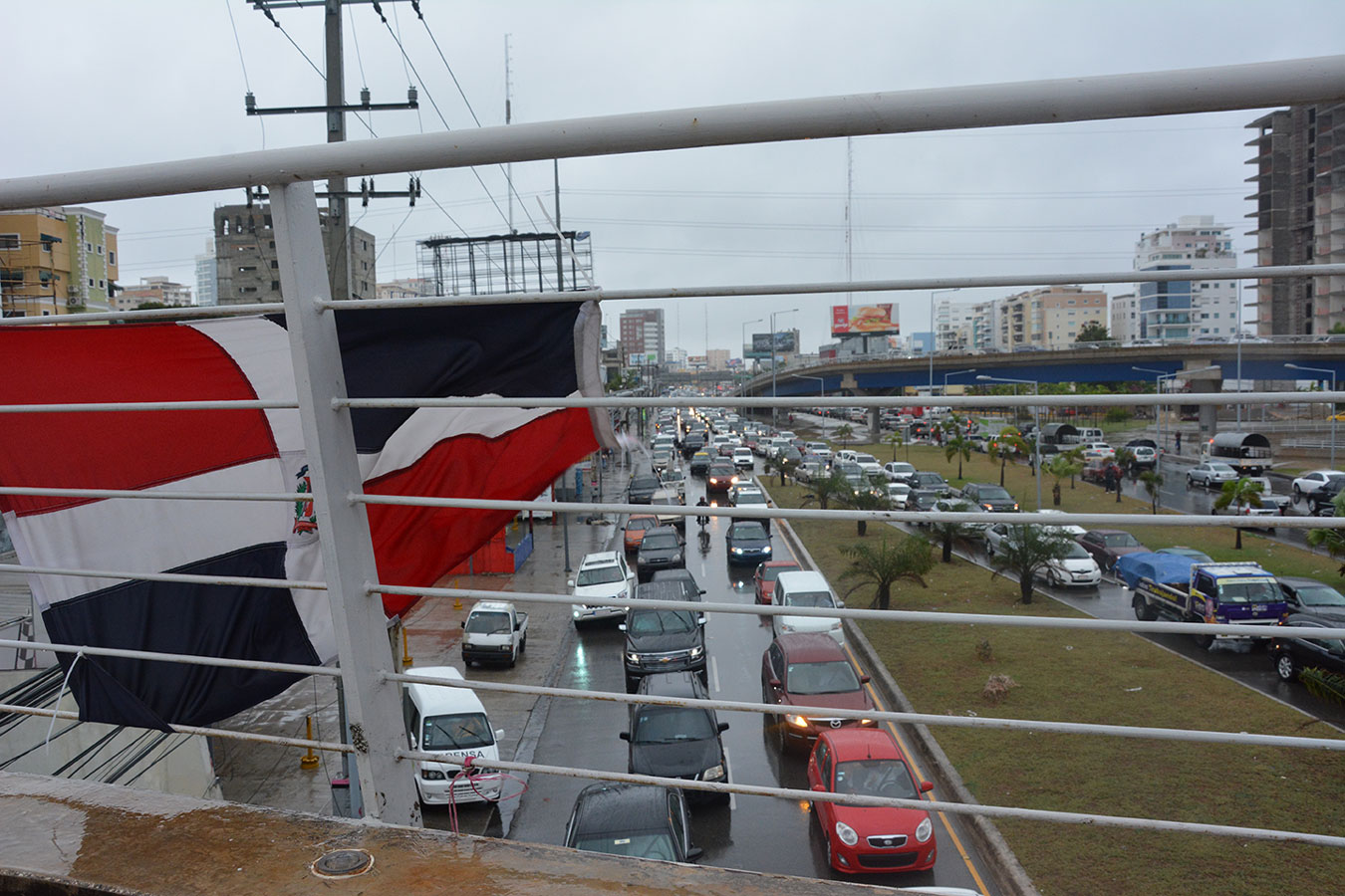 El tránsito recobró la normalidad este sábado, luego del paso de Erika por el país.| Gabriel Alcántara