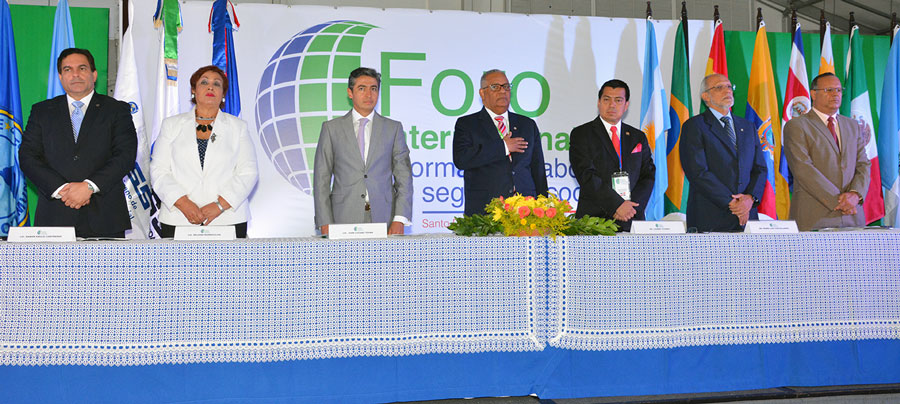 El foro sobre el impacto de la informalidad laboral se realiza en el hotel Sheraton y se extenderá hasta este jueves./GABRIEL ALCÁNTARA.