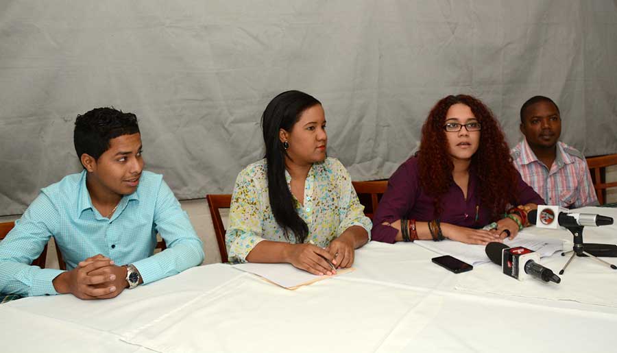 Jordania Ureña pide a los jóvenes que reclamen sus derechos y mayor participación./LÉSTHER ÁLVAREZ