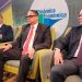 Daniel Lacalle, Edmundo Rivera y Miguel Collado di Franco durante su participación en el programa Dinámica Económica, de RNN.