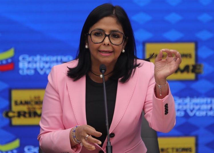 La vicepresidenta ejecutiva de Venezuela, Delcy Rodríguez. | Miguel Gutiérrez, EFE.
