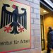 Acceso a la oficina de empleo alemana en Hannover, Alemania. | EFE.