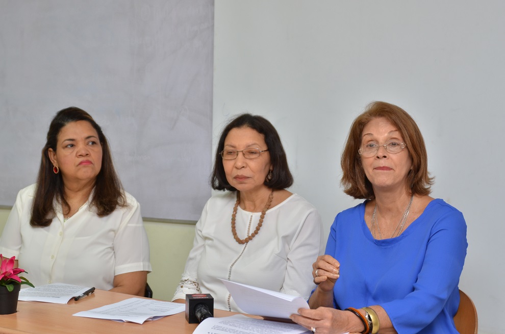 desireé del rosario, elsa alcántara y lourdes contreras