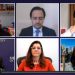 Panelistas participando de la conferencia virtual "Semana de la energía en América Latina".