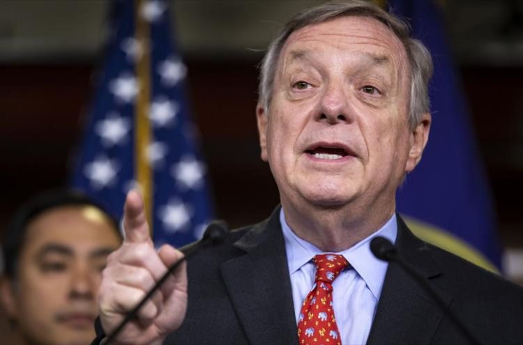 El senador demócrata Dick Durbin considera que el juicio político a Trump debe ser una prioridad. | AFP.