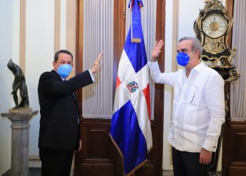 Porfirio Peralta y Luis Abinader.