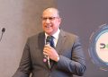 El director del ODAC, Ángel David Taveras Difo, durante su participación en el taller en la DGA.