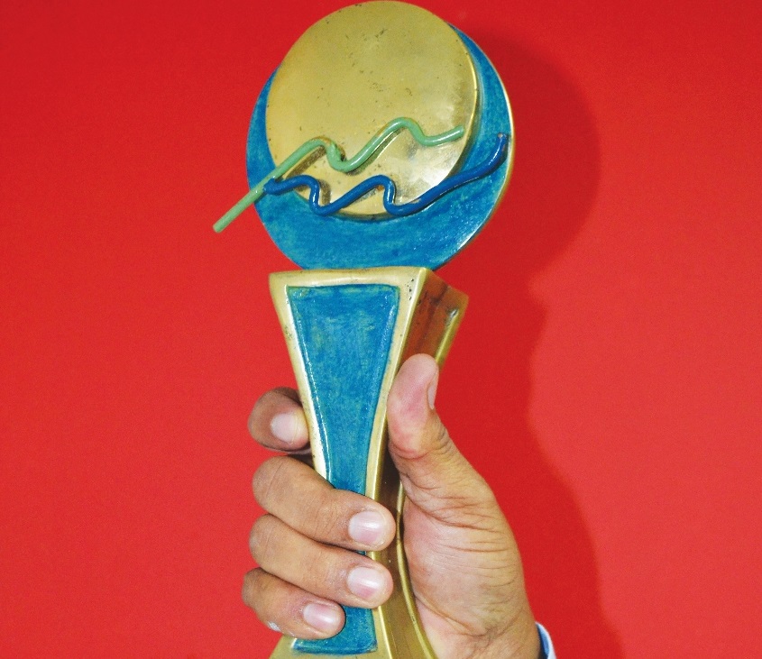 Estatuilla que se entrega a los ganadores del Premio Epifanio Lantigua.