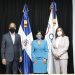 Edwin De los Santos, Biviana Riveiro y Elizabeth Mena.