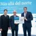 Edwin Espinal, Rafael Genao y José Luis Ventura durante la presentación del editorial.