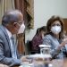 El ministro de Salud, Plutarco Arias y la vicepresidenta Raquel Peña, encargada del gabinete de Salud. | Fuente externa.