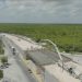 El cruce fue cerrado el pasado 25 de agosto habilitándose un desvío temporal en el sentido Punta Cana-Bávaro.