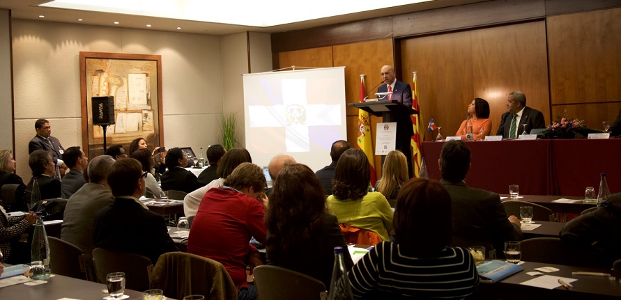 intervención Aníbal de Castro habló en el Foro Oportunidades de Inversión en República Dominicana, realizado en el Hotel Catalonia Diagonal Centro de Barcelona./Fuente externa
