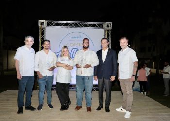 Emile Vega, Samuel Aurelio Pérez, Catherine Lemoine, Israel Dali Hilario, Juan Thomás Díaz y Henry Horne. Fuente externa.