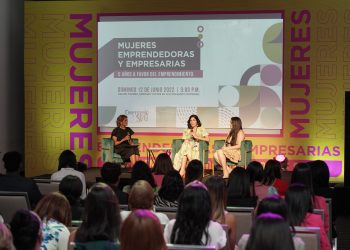 María Isabel Contreras, Mariela Duarte, creadora de Lula Mola, y Ana Martí, propietaria de Nini’s Kitchen. | Cortesía