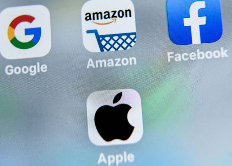 Empresas tecnológicas BigTech Google, Amazon, Facebook, Apple