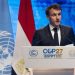 El presidente de Francia, Enmanuel Macron, durante la Cumbre del Clima, COP27. | Sipa, AP.