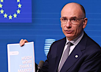 El exprimer ministro italiano Enrico Letta, interviene durante la apertura del evento 'World in Progress' . - Fuente Externa.