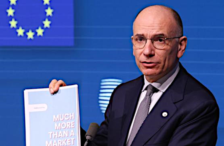 El exprimer ministro italiano Enrico Letta, interviene durante la apertura del evento 'World in Progress' . - Fuente Externa.