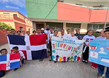 Liceo Juana Saltitopa, cuya estructura permanece en desuso mientras la sobrepoblación estudiantil afecta la calidad educativa de la zona. / Fuente de foto: Escuela Juana Saltitopa Los Alcarrizos