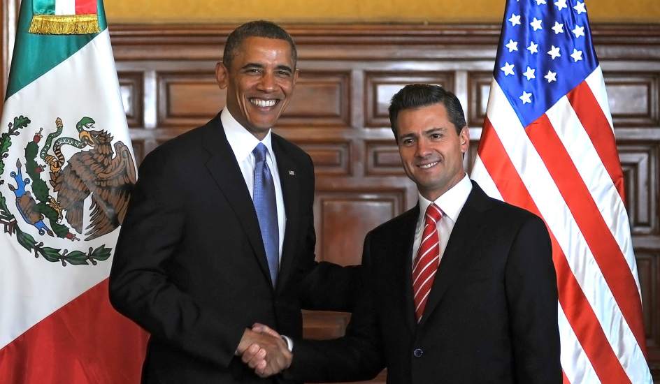 El presidente Obama y su homólogo mexicano Enrique Peña Nieto en enero de 2015 en la Casa Blanca.