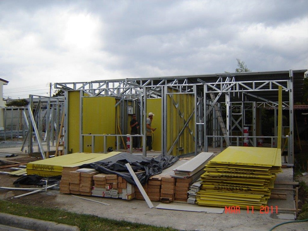 estructura de sistema de construcción liviana