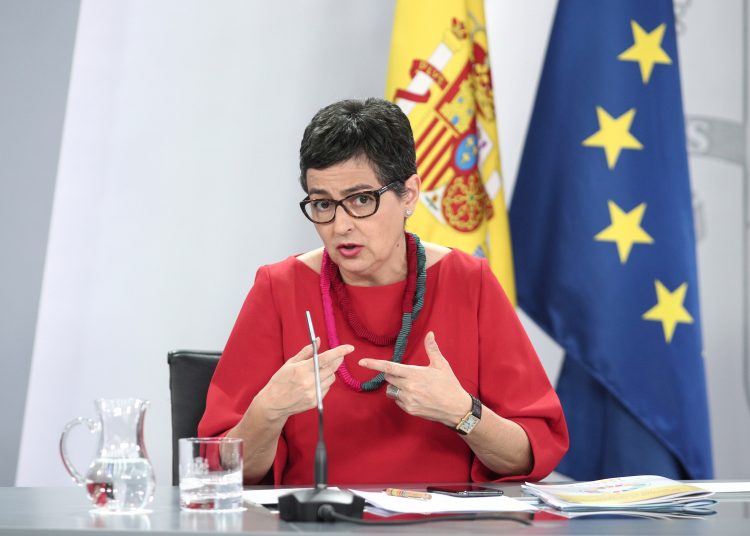 La ministra de Asuntos Exteriores de la Unión Europea y Cooperación, Arancha González Laya. | Europa Press.