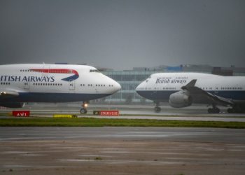 Los dos últimos 747 de British Airways. | Europa Press.
