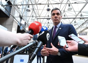 El presidente del Gobierno, Pedro Sánchez, habla ante los medios en Bruselas
POOL MONCLOA/BORJA PUIG DE LA BELLACASA
25/3/2022