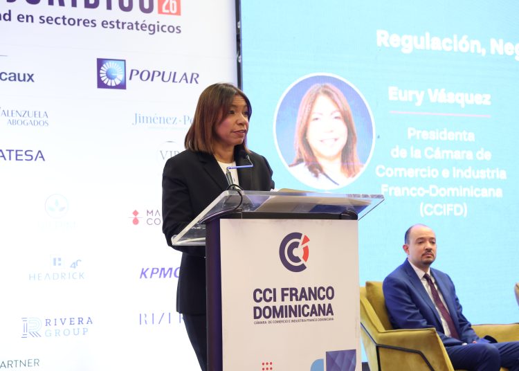Eury Vásquez, presidente de la CCIFD, destacó el auge del nearshoring.