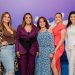 Anamía Abreu, Rommy Pichardo, Ondina Muñoz, Clayra Morales y Tania Medina