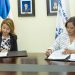 Rosanna Ruiz, presidenta ejecutiva de la ABA, y Wendy Lora Pérez, directora general de la UAF.