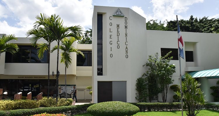 Fachada del Colegio Médico Dominicano.