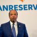 El administrador general de Banreservas, Joel Santos, durante el seminario sobre fideicomisos públicos realizado por la entidad bancaria que dirige. | Lésther Álvarez.