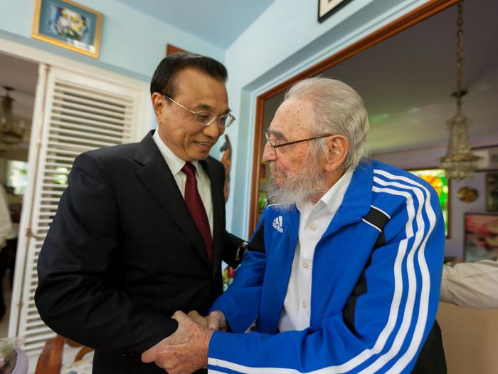fidel con pm china