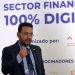 El presidente de Adofintech, Miguel Adames, durante la presentación del FinTech Market RD 2021. | Lésther Álvarez.