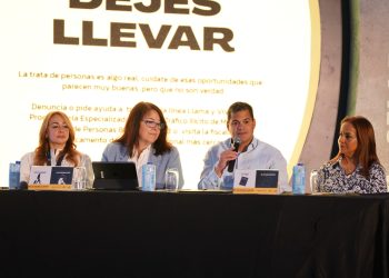 El acuerdo, que forma parte de la campaña contra la trata “No te dejes llevar”.