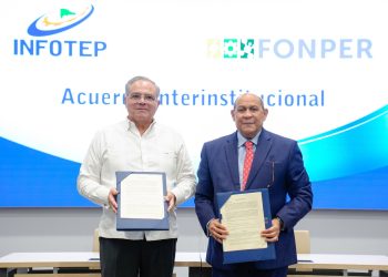 Para la entrega de estos recursos ambas instituciones rubricaron un acuerdo, mediante el cual, el Infotep se compromete a velar por el buen uso, mantenimiento y cuidado de los equipos a ser adquiridos. - Fuente externa.
