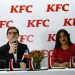 Pablo Girard y Vanessa González, ejecutivos en el país de KFC.