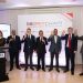 Brindis del ministro de la presidencia, Joel Santos y directivos de la Cámara Británica.