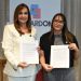 El convenio fue suscrito por Laura Peña Izquierdo, presidenta de la Copardom y Tania Natali de León Báez, presidenta ejecutiva de la WCA-RD.